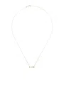 Aliita 9kt Yellow Gold Amethyst Pendant Necklace In Metallic