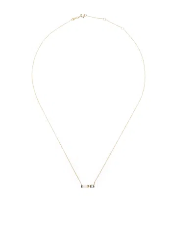 Aliita 9kt Yellow Gold Amethyst Pendant Necklace In Metallic