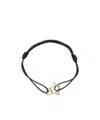 Aliita 9kt Yellow Gold Nave Espacial Pearl Bracelet In Black