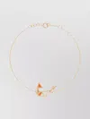 Aliita Adjustable Enamel Geometric Chain Bracelet