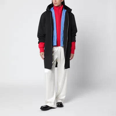 Aliita Black/blue Layered Parka In Cotton Blend