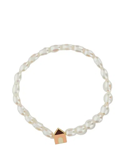 Aliita Casita Pearl Bracelet In White