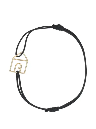 Aliita Casita Pura House-pendant Bracelets In Gold
