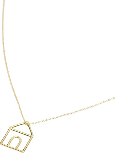 Aliita Casita Pura Pendant Necklace In Gold