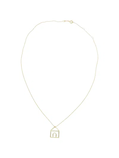 Aliita Casita Pura Pendant Necklace In Gold