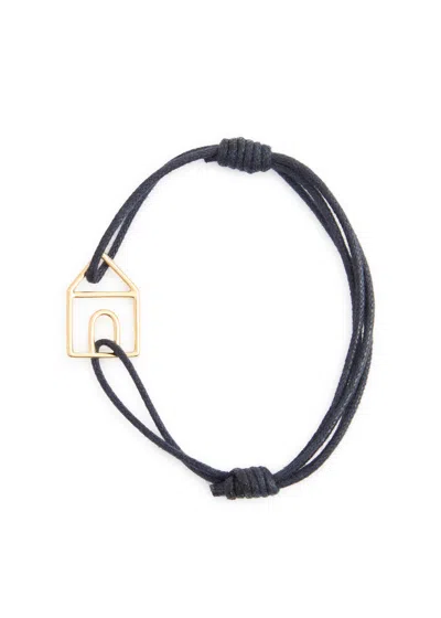 Aliita Casita Pure Cord Bracelet In Dark Blue