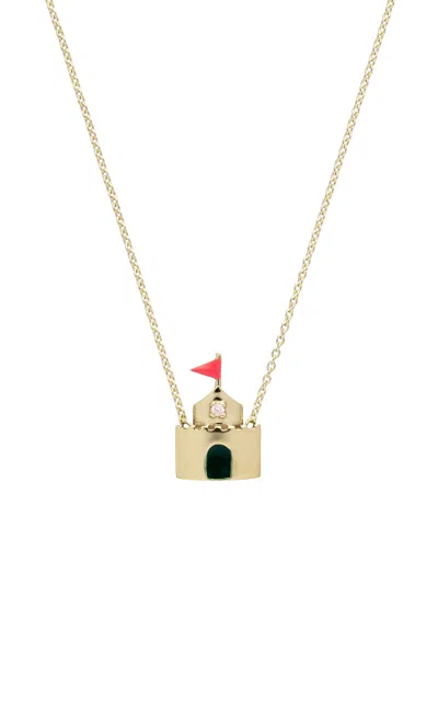 Aliita Castillo Brillante 9k Yellow Gold Diamond Necklace