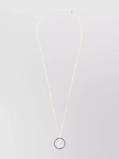 Aliita Circular Pendant Necklace From Mundo In Metallic
