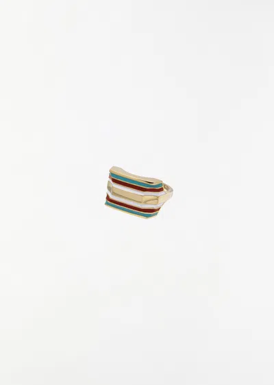 Aliita Colores Red Ring In Sky Blue / Jam Red / Powder White