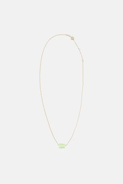 Aliita Deco Cylinder Necklace In Gold