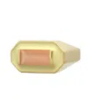 ALIITA ALIITA DECO MAXI BAGUETTE MOONSTONE RING