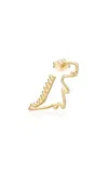 Aliita Dino Puro 9k Yellow Gold Earring
