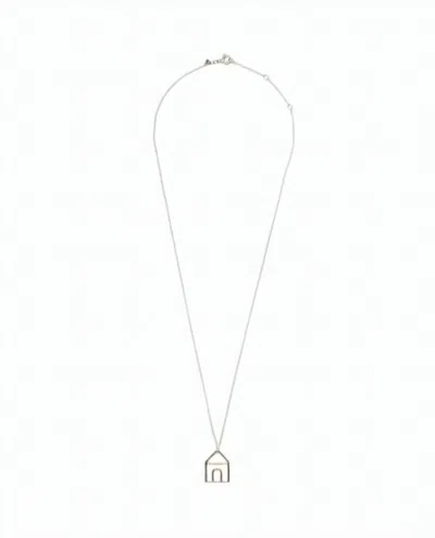 Aliita Gold Casita 9k Gold Rolo Chain Necklace In Metallic