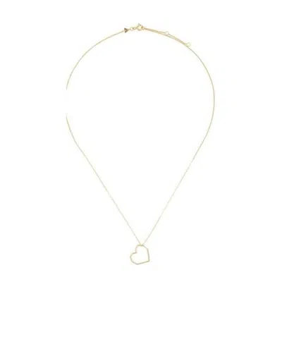 Aliita Heart-shaped Necklace In White