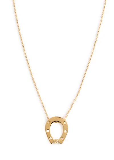 Aliita Horseshoe Brillante 9kt Gold Necklace