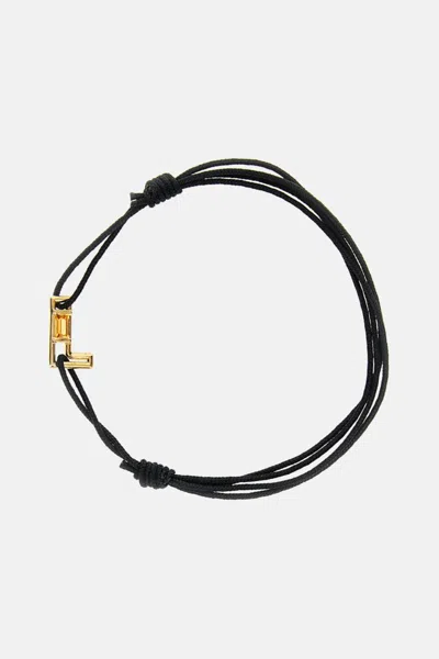Aliita Letra L Ct Bracelet In Black