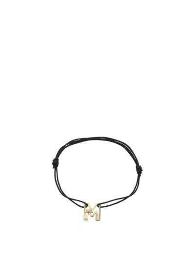 Aliita "letra M" Bracelet In Black