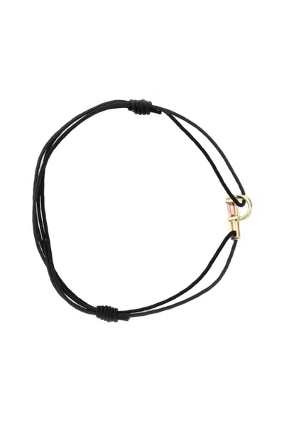 Aliita Letra P Tr Bracelet In Black