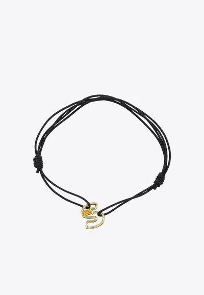 Aliita Letra S Bracelet In Gold