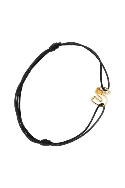 Aliita Letra S Ct Bracelet In Black
