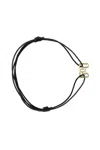 Aliita Letter E Bracelet In Black