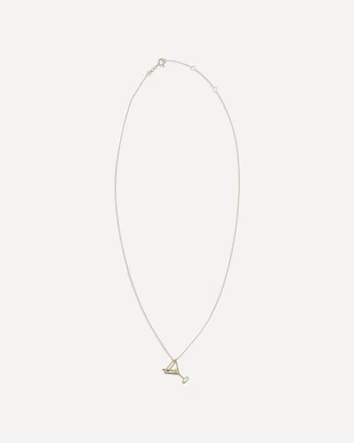 Aliita Martini Esmeralda Necklace In Gold