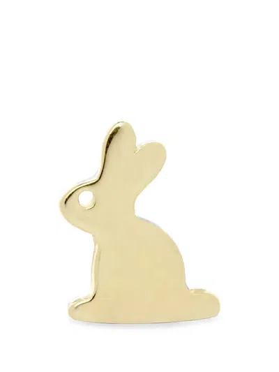 Aliita Mini Bold Conejito Rabbit-motif Stud Earrings In Gold