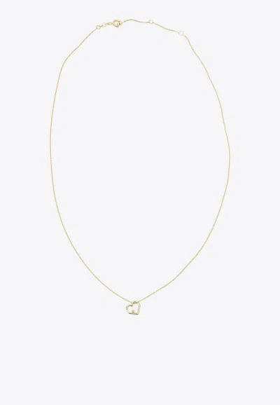 Aliita Mini Corazon Necklace In Gold