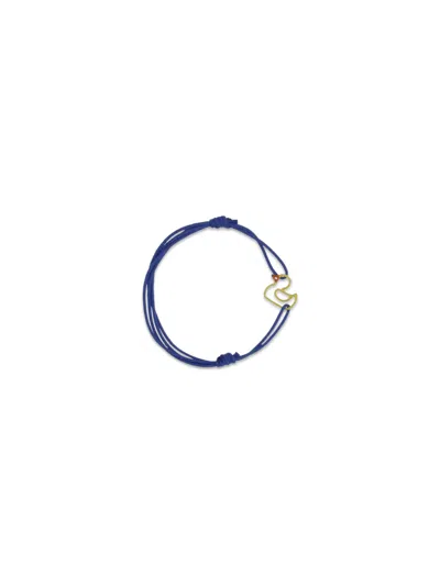 Aliita Patito Enamel Bracelet In Blue