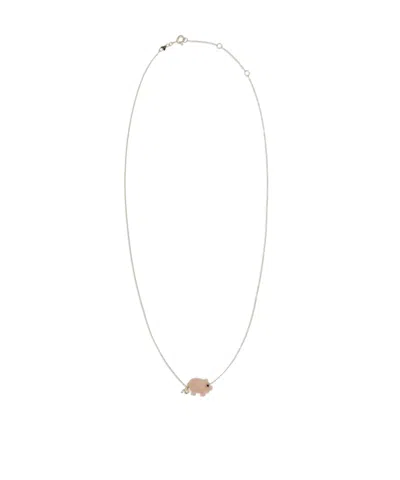 Aliita Pendant Necklace In Metallic