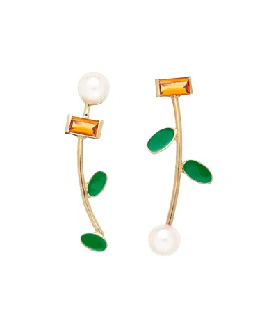 Aliita Petalos Flor Earrings In Multicolour