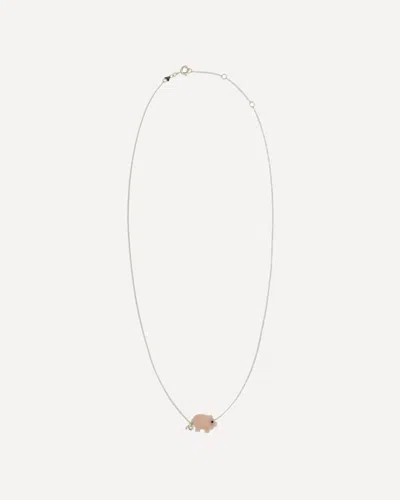 Aliita Piggy Necklace In Brown