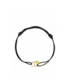 Aliita Plaque-detail Woven Strap In Black