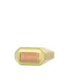 Aliita Deco Maxi Baguette Moonstone Ring