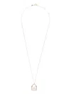 Aliita Rolo Chain House Necklace In Gold