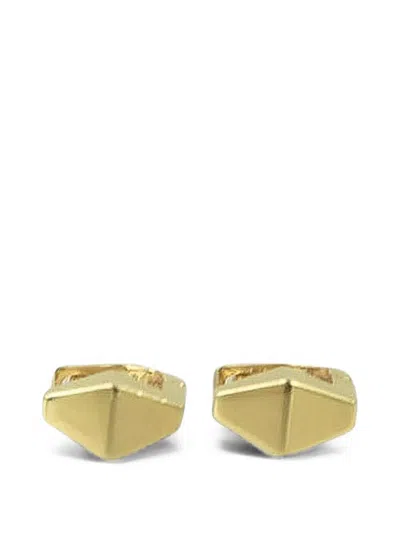 Aliita Rombo Stud Earrings In Gold