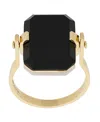 Aliita Sandwich Deco Ring In Black