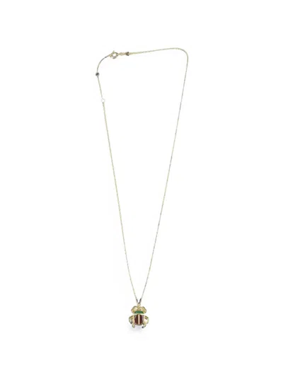 Aliita Scarabeo Necklace In Gold