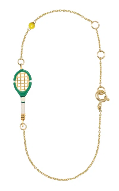 Aliita Tennis Pelota 9k Yellow Gold Bracelet