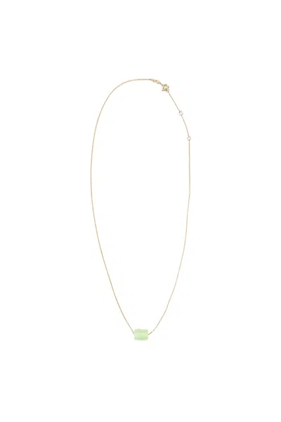 Aliita Yellow Gold Deco Cilindro Necklace