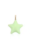 Alina Abegg 18k Yellow Gold Starfish Green Bubble Pendant