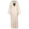 Alina Cernatescu Women's Black / Neutrals Rabat Dress Beige