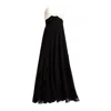 Alina Cernatescu Women's Black / White Otranto Black And White Natural Silk Voile Midi Dress With Heart Shaped Neckli In Black