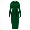Alina Cernatescu Women's Margot Dress Forest Green