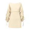 Alina Cernatescu Women's Neutrals Sonya Dress Sand Beige