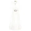 Alina Cernatescu Women's Oman Dress Classic White