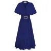 Alina Cernatescu Women's Oman Dress Electric Blue
