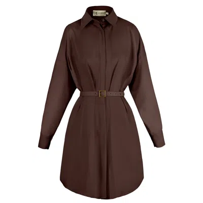 Alina Cernatescu Women's Remy Dress Purple Brown