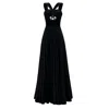 Alina Cernatescu Women's Sonore Black Natural Silk Maxi Dress With Wraping And Cut Outs In Black
