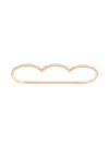 Alinka 18kt Rose Gold Cloud Superfine Diamond Ring In Gold